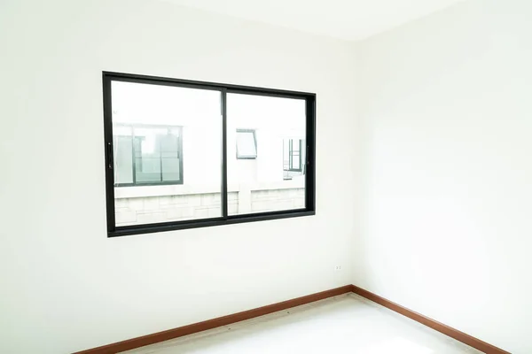 Fenêtre Verre Vide Porte Dans Maison Avec Lumière Soleil — Photo