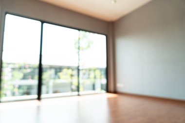 boş oda-pencere ve kapı ev için arka plan bulanıklık