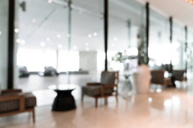 Soyut bulanıklık ve otel lobisinde için arka plan bulanıklık