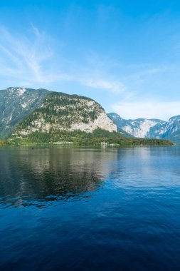 Avusturya Alpleri'nde güzel Hallstatter göl