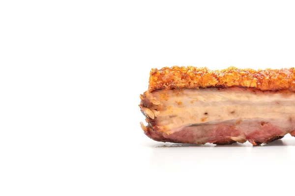 Fried Streaky Pork Crispy Pork Deep Fried Pork Belly Aislado — Foto de Stock