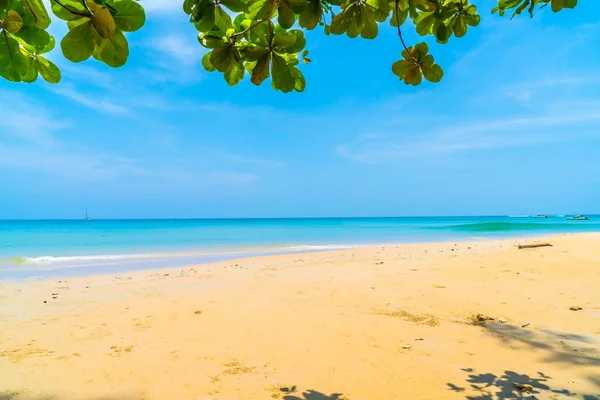 Bella Spiaggia Tropicale Mare Paradiso Isola Vacanza Concetto — Foto Stock