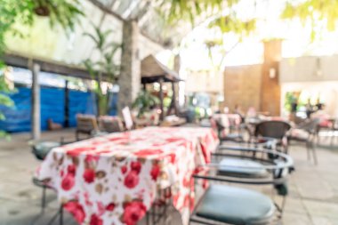 Arka plan için soyut bulanık kahve dükkanı lokantası