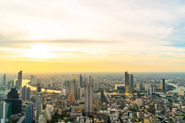 Bangkok Stadsgezicht Met Prachtige Buitenkant Van Het Gebouw Architecturein Thailand — Stockfoto