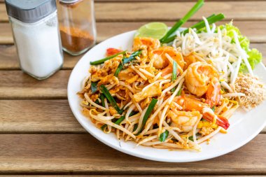 Tay gıda Tay (tavada kızartılmış Pirinç Noodle karides ile) - pad