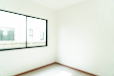 boş oda-pencere ve kapı ev için arka plan bulanıklık