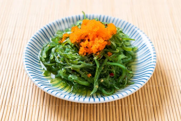 yosun salata karides yumurta - Japon gıda tarzı