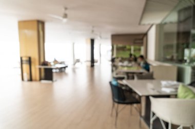 Soyut bulanıklık ve ufuk kahvaltı büfesi, otel Restoran iç arka planı için