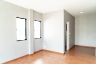 boş oda-pencere ve kapı ev için arka plan bulanıklık