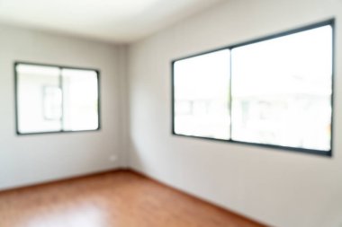 boş oda-pencere ve kapı ev için arka plan bulanıklık