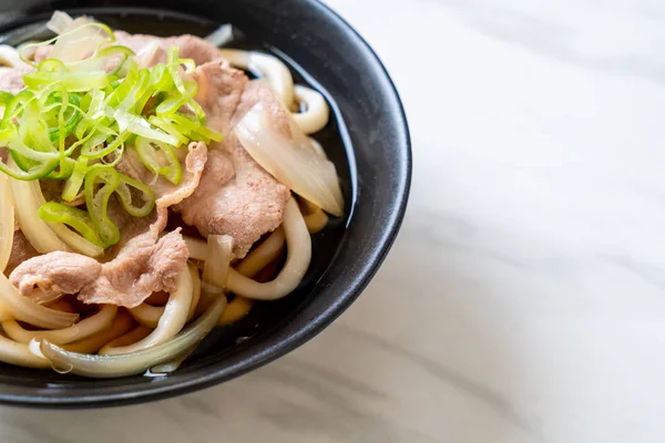 Shoyu Udon Ramen Fideos Con Cerdo Shoyu Ramen Estilo Comida —  Fotos de Stock