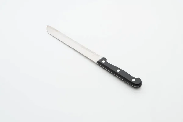 Messer Utensil Isoliert Auf Weißem Hintergrund — Stockfoto