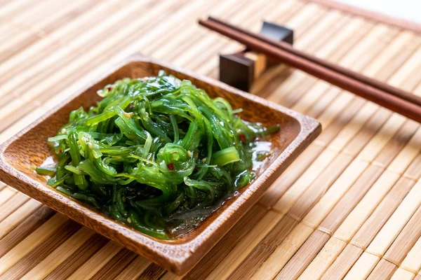 Salada Algas Estilo Comida Japonesa — Fotografia de Stock