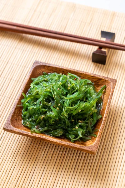 Salada Algas Estilo Comida Japonesa — Fotografia de Stock