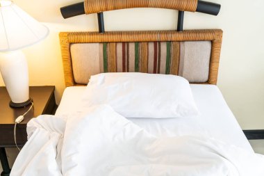 Yastık yatak yatak odası iç dekorasyon rumple