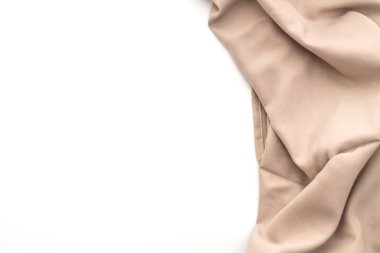 Beyaz arka plan üzerinde izole mutfak bezi (peçete)