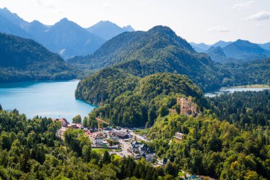 Hohenschwangau ve Alpsee, Bavyera Almanya