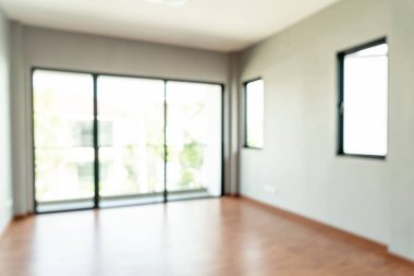 boş oda-pencere ve kapı ev için arka plan bulanıklık