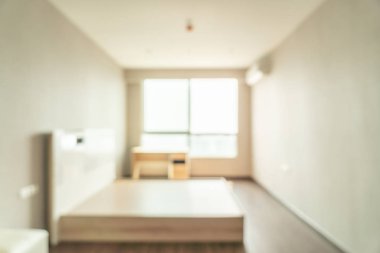 soyut bulanıklık ve odaklanmış yatak odası arka plan için iç mekan