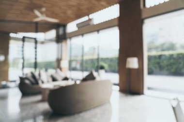 Soyut bulanıklık ve ufuk hotel resort için arka plan lobide