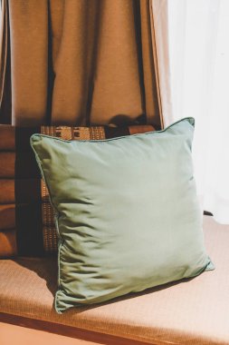 Yastık kanepe dekorasyon yatak odası iç - Vintage ışık filtresi