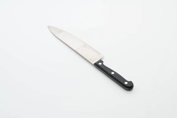 Naczynie Nóż Białym Tle — Zdjęcie stockowe