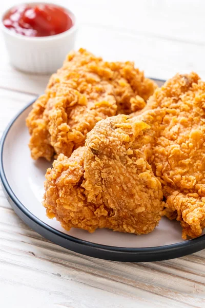 닭고기 정크푸드와 건강에 해로운 — 스톡 사진