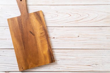 mutfak bezle ahşap tahta boş kesme