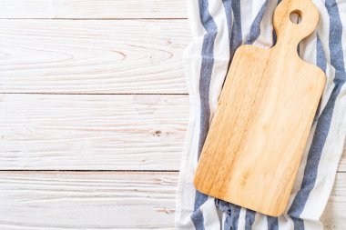 mutfak bezle ahşap tahta boş kesme