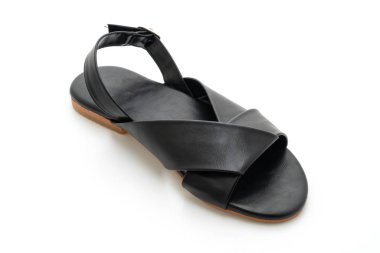 moda erkek ve kadın deri sandalet slingback ile