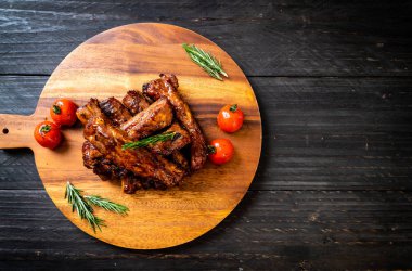 Izgara Barbekü kaburga domuz