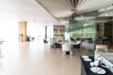 Soyut bulanıklık ve ufuk kahvaltı büfesi otel Restaurant