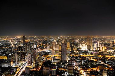 Güzel şehir mimarisi ve Bangkok citysca bina