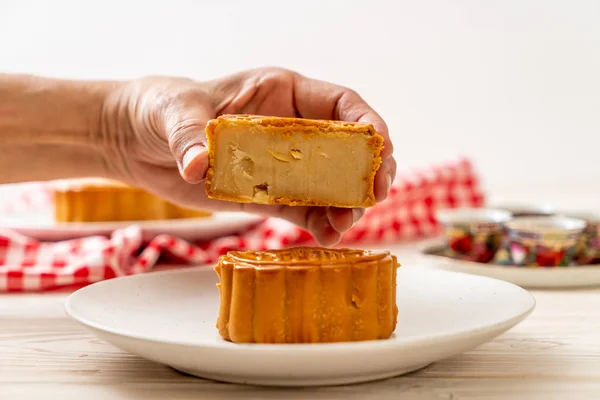 Torta cinese della luna per il festival cinese di metà autunno — Foto Stock