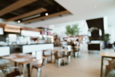 soyut bulanıklık ve food court Merkezi alışveriş merkezi defocused