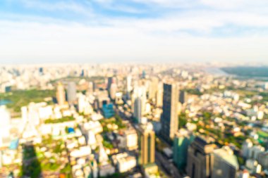 soyut bulanıklık ve ufuk Bangkok cityscape Tayland 