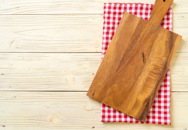 mutfak bezle ahşap tahta boş kesme