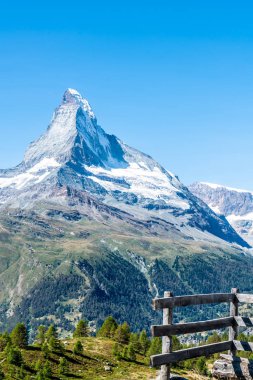 Gösterim Matterhorn Peak Zermatt, İsviçre.