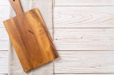 mutfak bezle ahşap tahta boş kesme