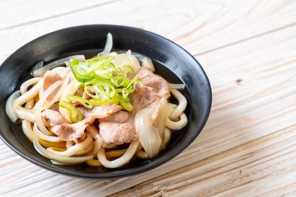 Shoyu udon macarrão ramen com carne de porco (Shoyu Ramen ) — Fotografia de Stock