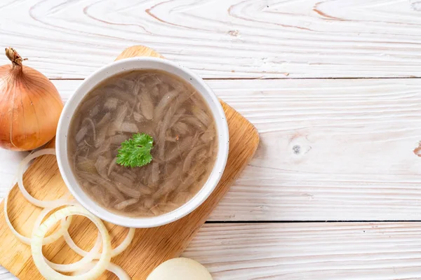 Bol à soupe à l'oignon — Photo