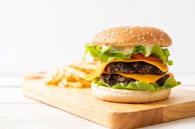 Taze lezzetli hamburger. 