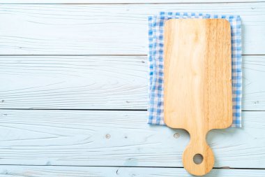 mutfak bezle ahşap tahta boş kesme