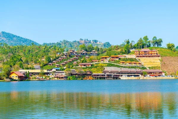 Zakázat Rak thajské, čínské osídlení v Mae Hong Son, Thajsko. — Stock fotografie