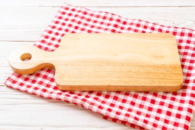 mutfak bezle ahşap tahta boş kesme