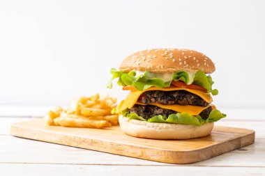 Taze lezzetli hamburger. 