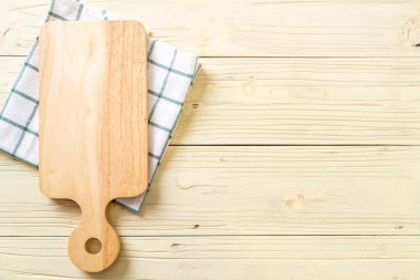 mutfak bezle ahşap tahta boş kesme