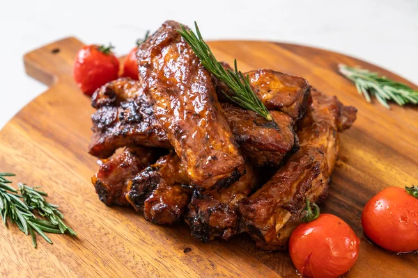 Grilled barbecue ribs pork — Stock Photo, Image