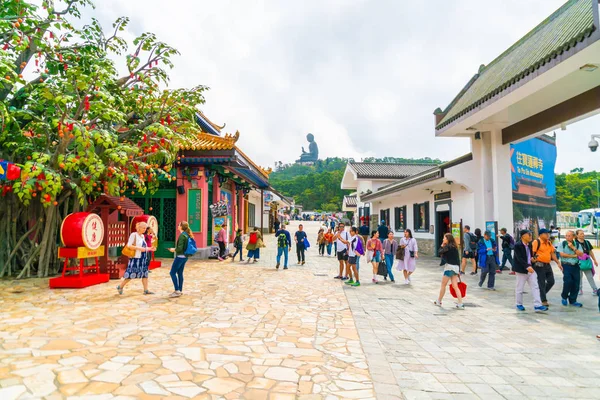 Hong kong - 21. Februar 2019: tian tan buddha aka der große buddha ist — Stockfoto