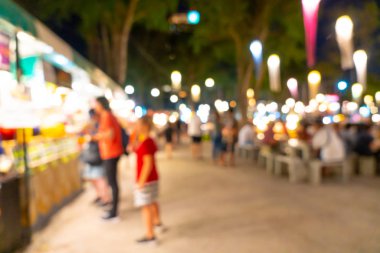 soyut bulanıklık ve gece semt pazarı defocused